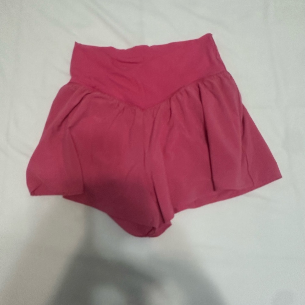 Aerie Crossover Pink Shorts